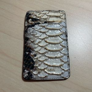 *NWOT* Brahmin Card Holder Wallet Snake Textured